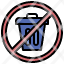mall-signs-filloutline-no-littering-garbage-prohibition-forbidden-signaling-icon