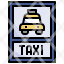 mall-signs-filloutline-taxi-traffic-sign-automobile-service-icon