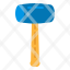 mallet-rubber-hammer-round-tool-icon