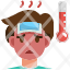 man-fever-covid-coronavirus-avatar-sick-icon