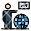 man-globe-user-arrow-go-icon