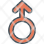 man-sign-arrow-circle-icon