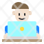 man-working-laptop-work-at-home-icon