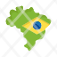 map-flag-brazil-brazilian-carnival-celebration-icon