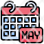 may-labour-day-month-event-calendar-icon