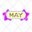 may-word-date-month-calendar-icon