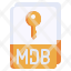 mdb-format-key-file-extension-document-icon