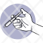 medicine-syringe-medication-hand-pump-holding-pictogram-icon