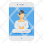 meditation-smartphone-application-mobile-phone-technoligy-icon