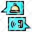 message-calling-food-order-talking-icon