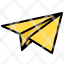 message-communications-childhood-paper-plane-airplane-origami-icon