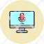 mic-microphone-recorder-speak-voice-screen-computer-monitor-icon