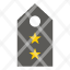 military-rank-star-tag-two-icon