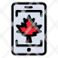 mobile-cell-canada-leaf-icon