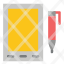 mobile-cell-pencil-design-icon