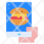 mobile-food-delivery-hand-hamburger-icon
