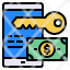 mobile-key-coin-money-icon