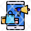 mobile-megaphone-shopping-screen-icon