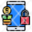 mobile-phone-growth-key-lock-security-finance-business-icon