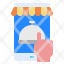 mobile-restaurant-food-shop-online-hand-icon