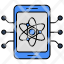 mobile-science-electron-proton-neutron-physics-icon