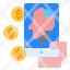 mobile-screen-coin-money-robot-fintech-icon