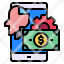 mobile-screen-money-robot-fintech-icon