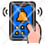 mobilephone-smartphone-application-bell-notification-icon