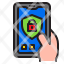 mobilephone-smartphone-application-sheild-protect-icon