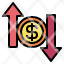 money-arrow-up-down-currency-icon