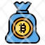 money-bag-bitcoin-cryptocurrency-finance-digital-currency-icon