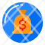money-bag-button-currency-icon
