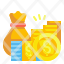 money-bag-coin-currency-dollar-asset-banknote-icon