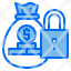 money-bag-coin-key-lock-security-icon