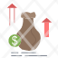money-bag-dollar-growth-stock-icon