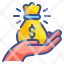 money-bag-hand-currency-income-earnings-wage-icon