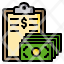 money-business-finance-bill-clipboard-icon