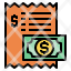 money-currency-bill-invoice-payment-receipt-icon