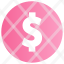 money-dollar-pink-gradient-icon