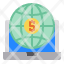 money-economy-business-finance-laptop-globe-computer-icon