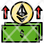 money-ethereum-arrow-financial-business-icon