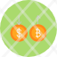 money-exchange-bank-currency-dollars-euro-rate-icon-crypto-bitcoin-blockchain-vector-icon
