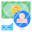 money-find-user-speech-chat-bubble-finance-icon