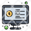 money-monitor-online-screen-analysis-icon