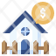 money-mortgage-construction-real-estate-house-dollar-icon