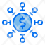 money-organization-link-finance-icon