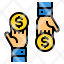 money-payment-exchange-hands-coins-icon