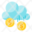 money-rain-financing-funding-coins-profit-finance-icon