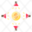 money-spot-light-important-business-icon