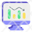 monitor-decrease-loss-business-finance-icon